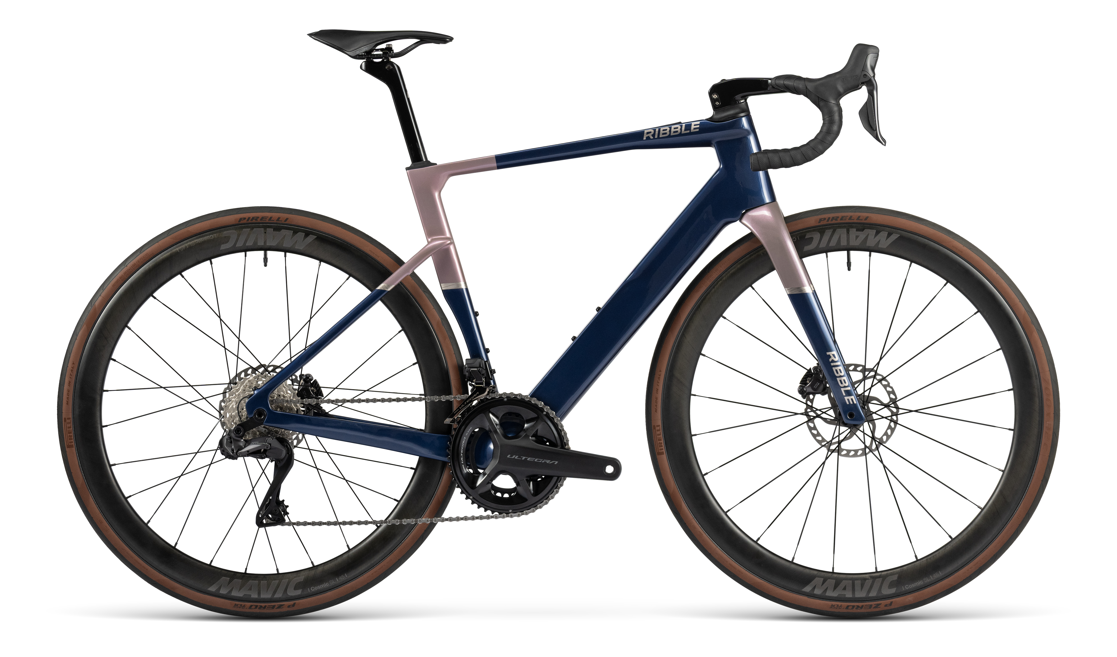 Ribble Allroad SL R e Shimano Ultegra Di2 - Carbon Electric Road Bike - Midnight Blue
