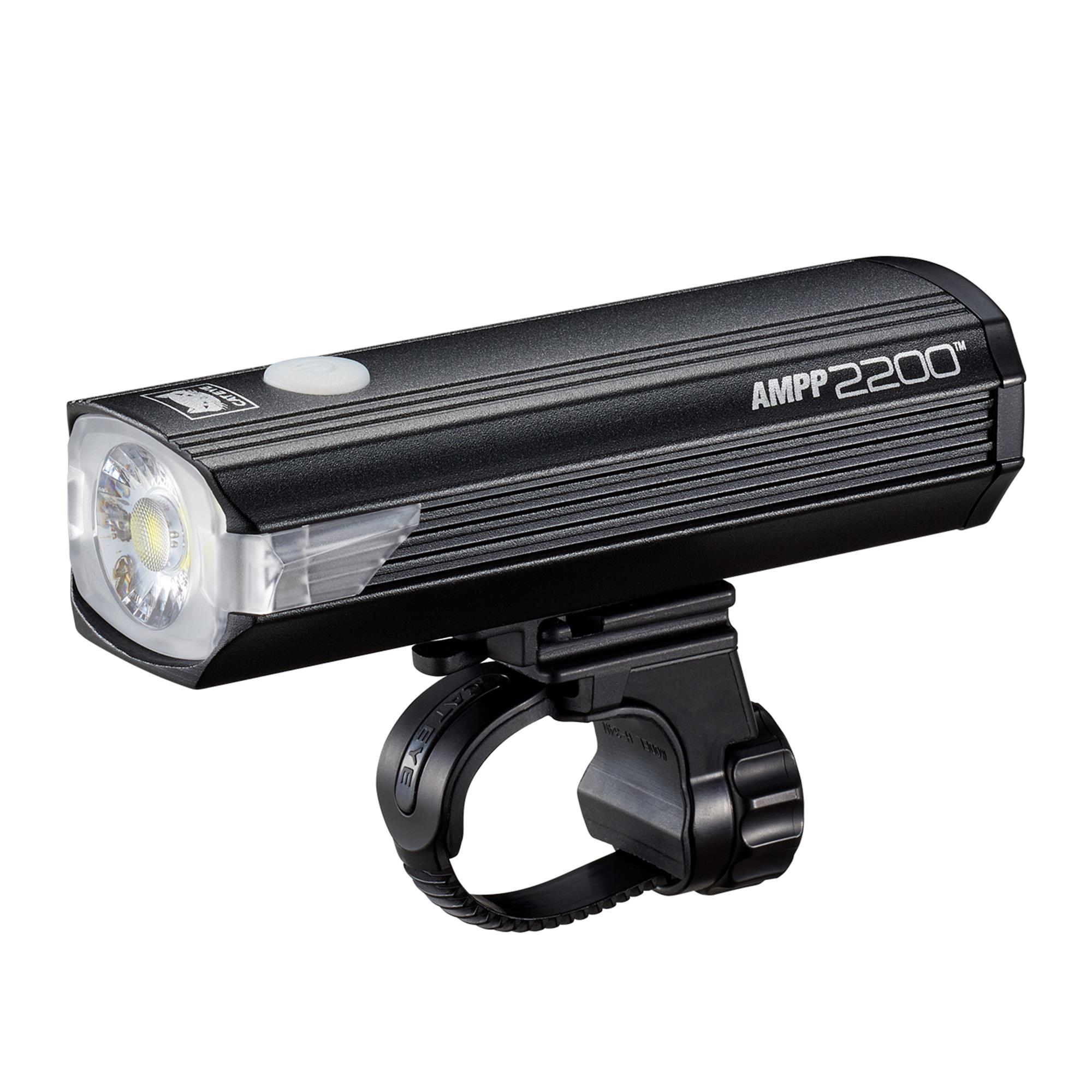 Cateye AMPP 2200 High Power Rechargeable Front Bike Light - 2200 Lumen