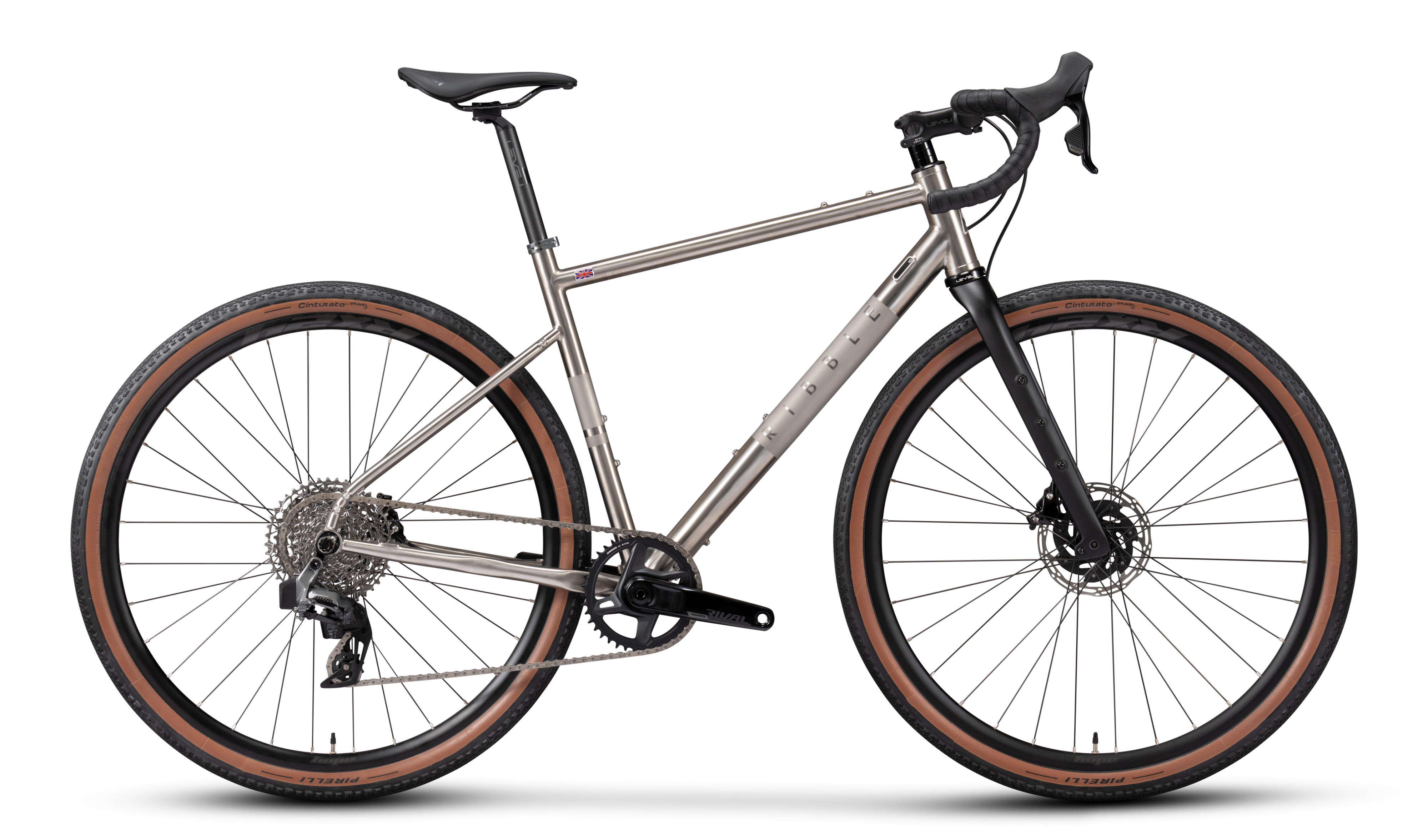 Gravel Ti - Enthusiast - Titan Gravelbike - SRAM Rival XPLR AXS
