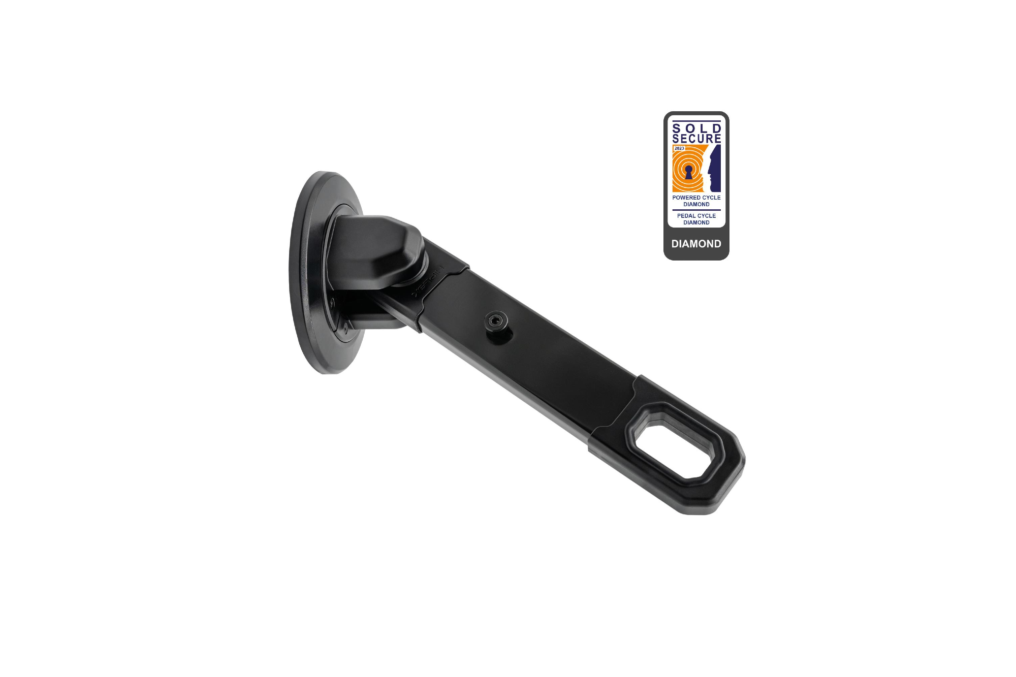 Hiplok AX1000 Anti-Angle Grinder Wall & Ground Anchor - Sold Secure Diamond - Black