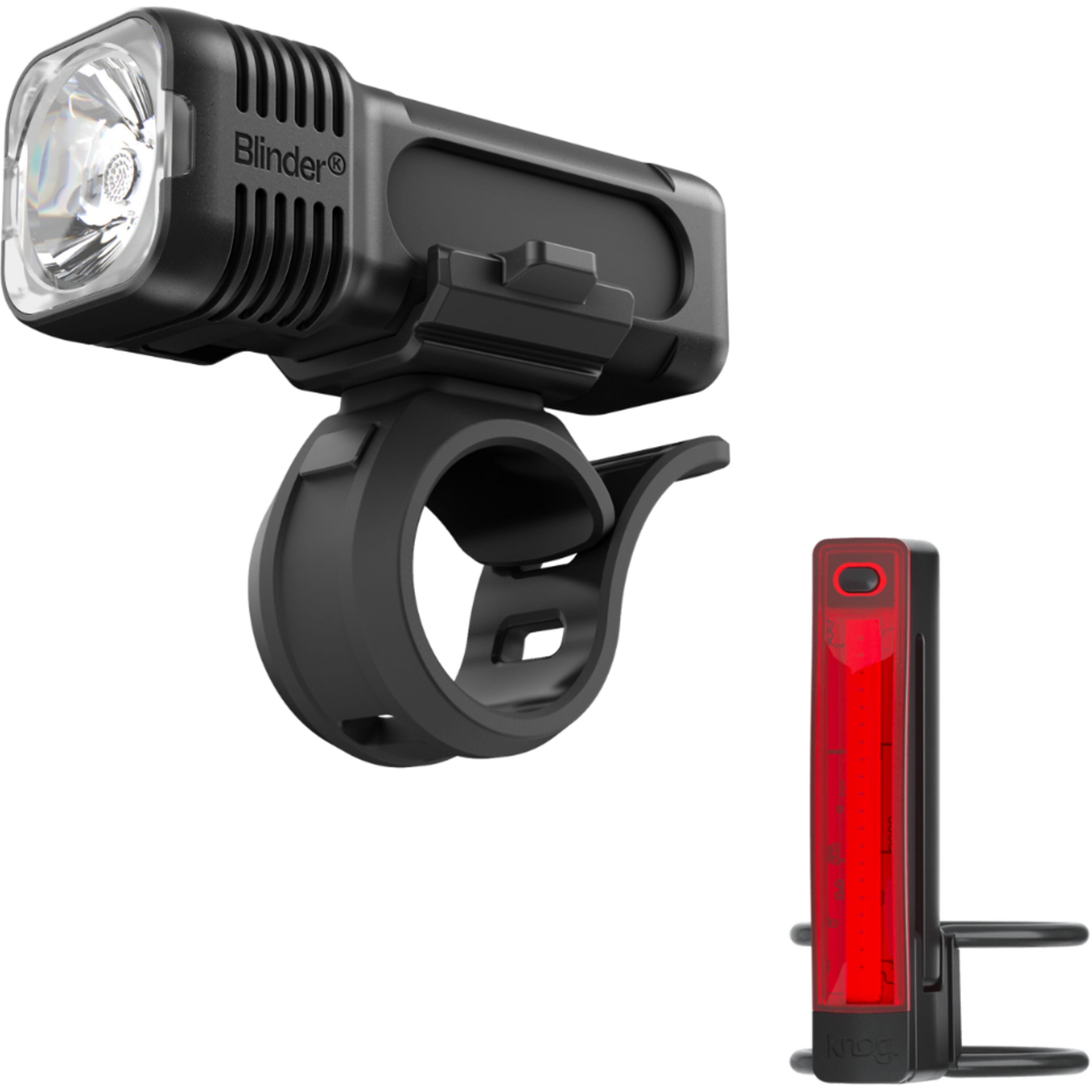 Knog Blinder Pro 400 Front & Plus Rear Bike Light Set - USB Rechargeable
