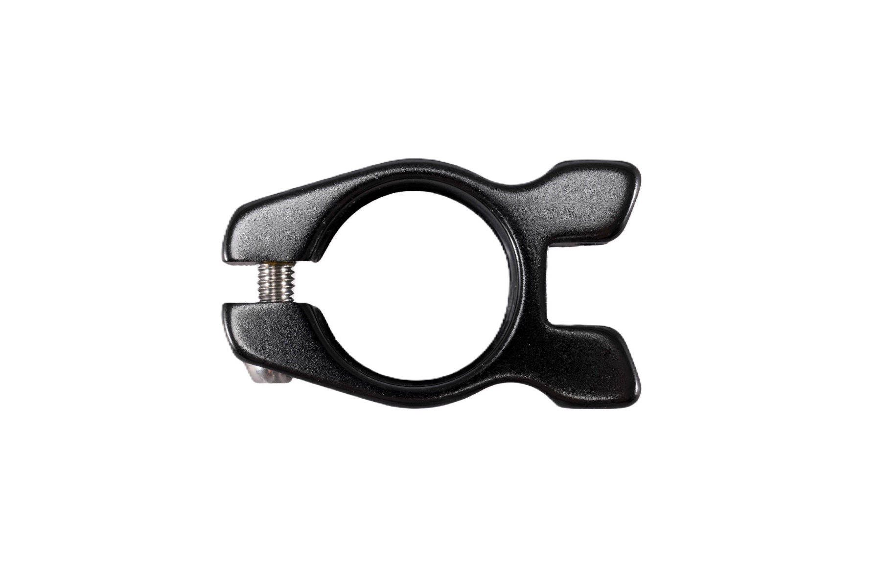 Level Seat Clamp with Rack Mounts - 30.0mm - Black - Alloy