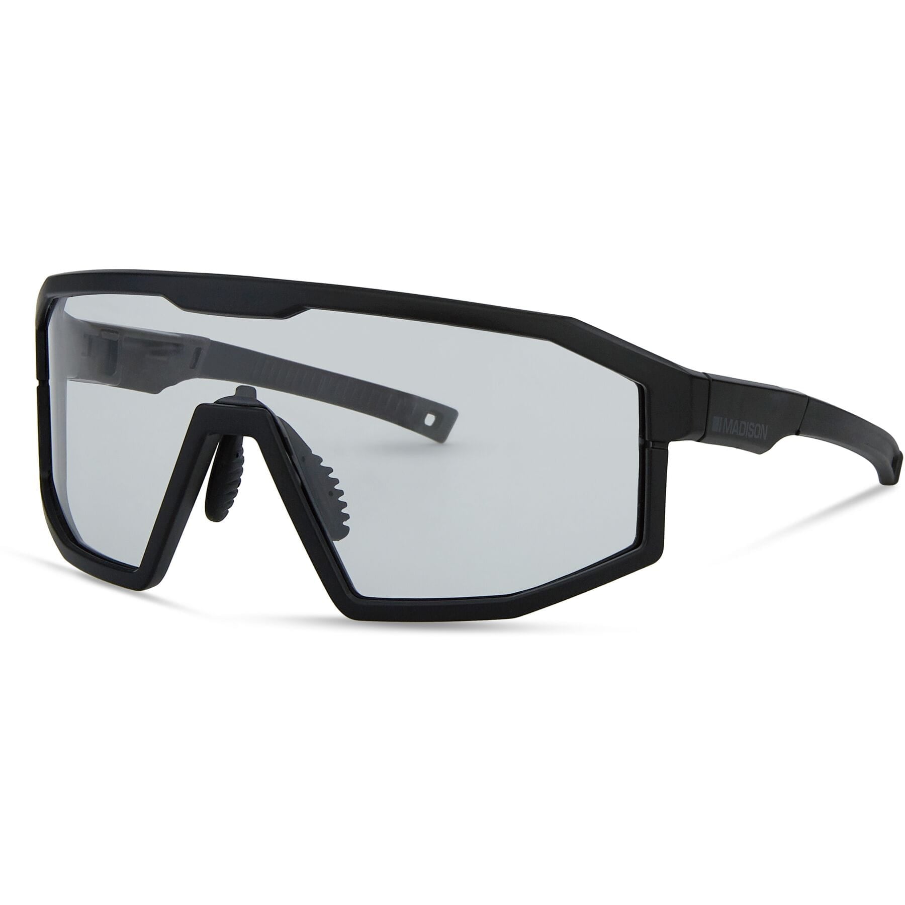 Madison Enigma Cycling Sunglasses - Clear Lens - Matt Black (Night/Winter)
