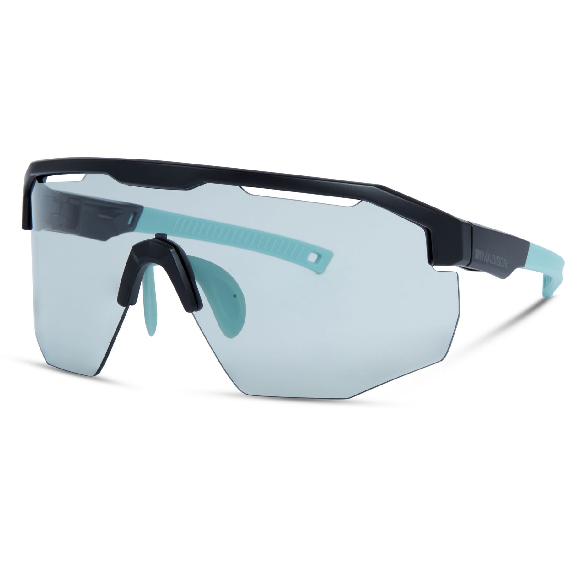 Madison Crypto Photochromic Cycling Sunglasses - Matt Black (Cat 1-3)