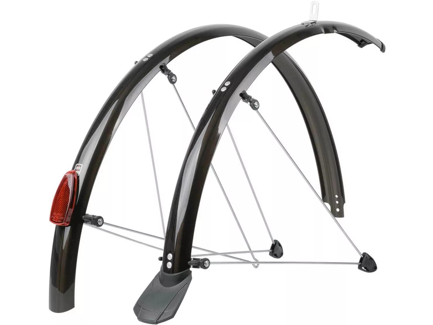 SKS P45 Mudguard Set with Mudflaps - 700c - Black - Full Coverage