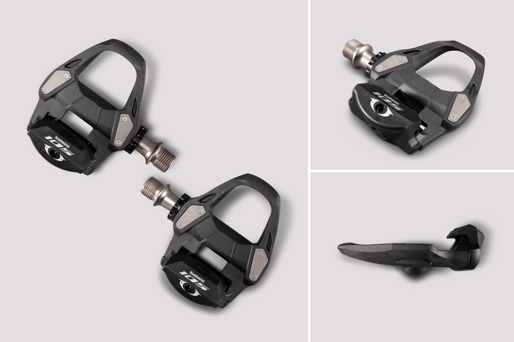 Shimano 105 R7000 SPD-SL Clipless Road Bike Pedals - Carbon Lightweight 265g - Black