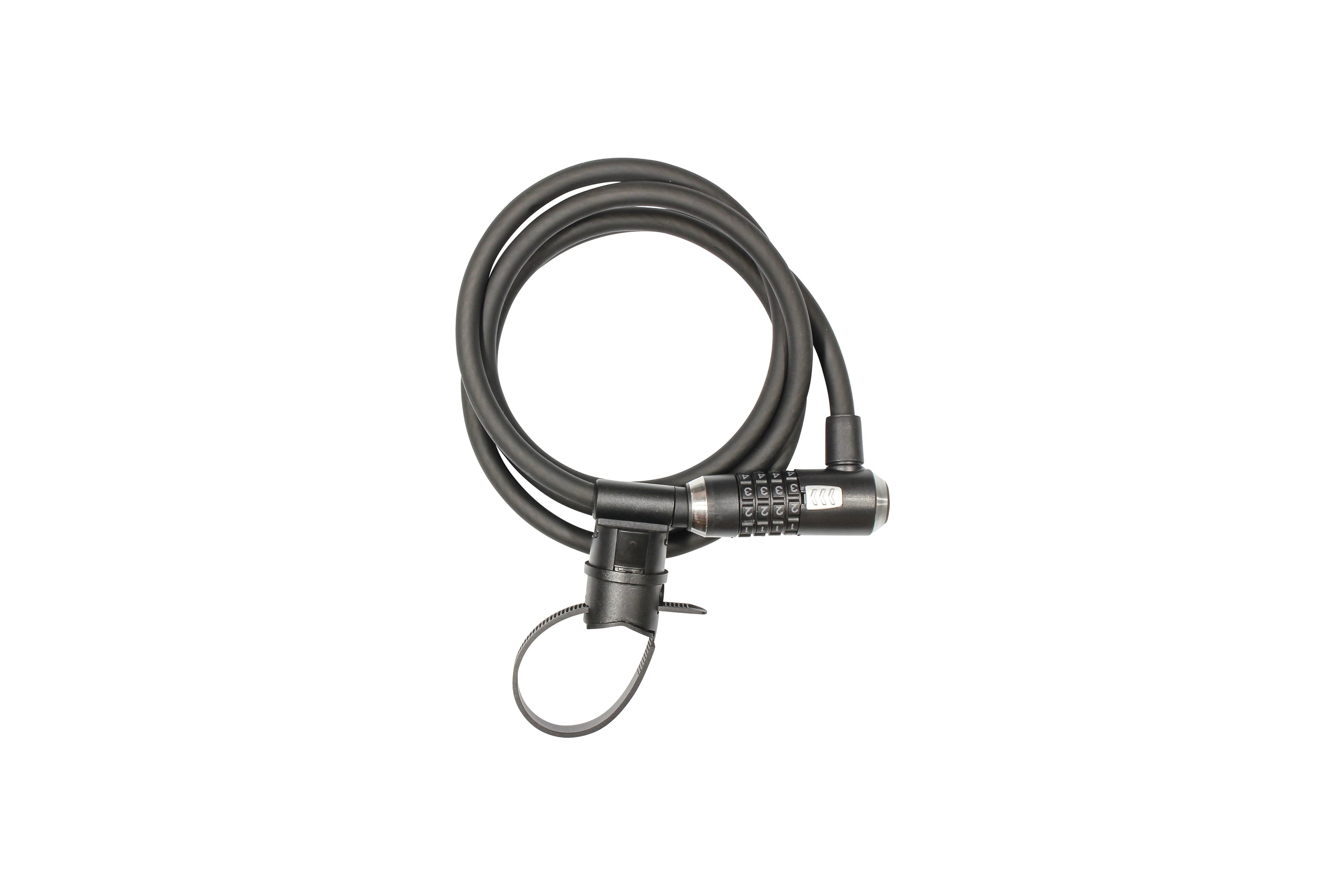 Kryptonite Kryptoflex 1218 Combo Cable Lock - 12mm x 180cm - 4-Digit Combination Bike Lock - Black