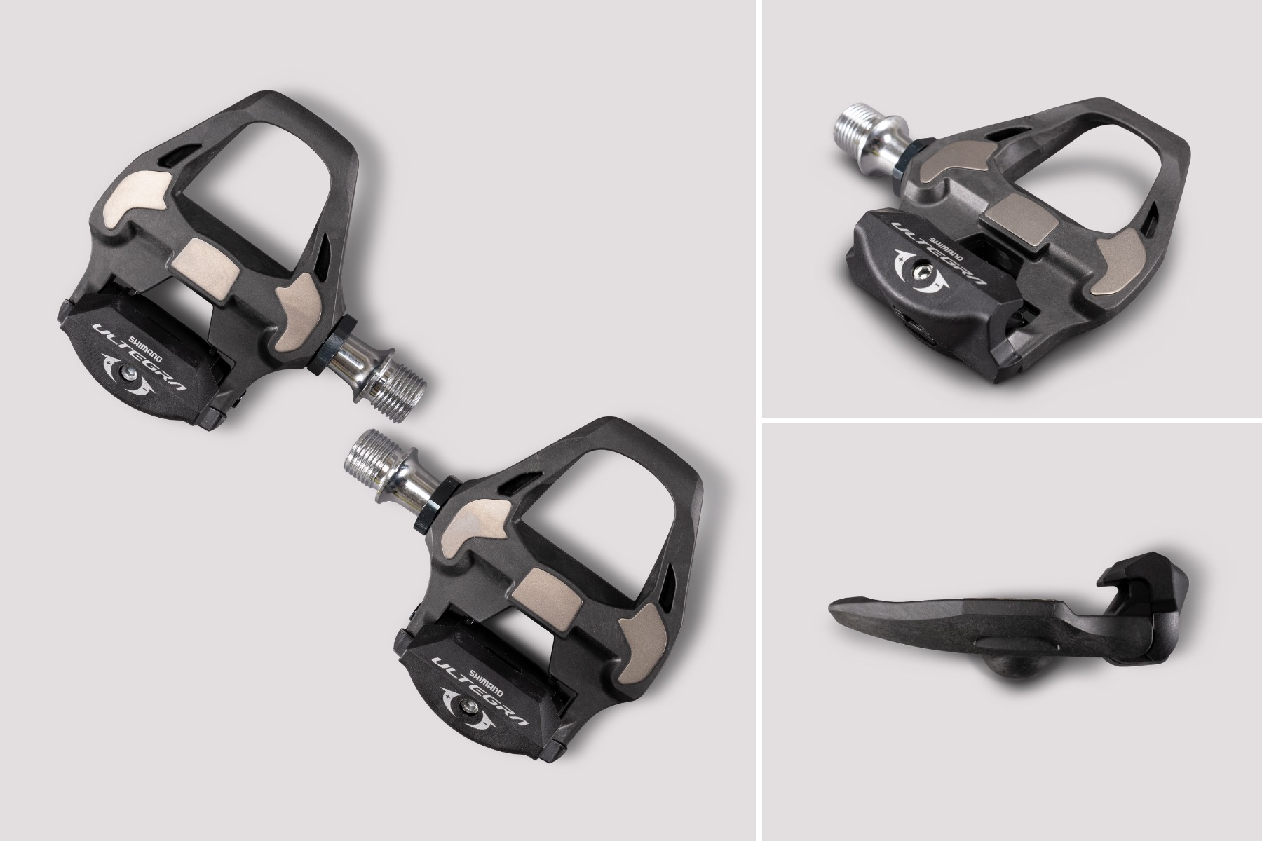 Shimano Ultegra R8000 SPD-SL Clipless Road Bike Pedals - Carbon Lightweight 248g - Black
