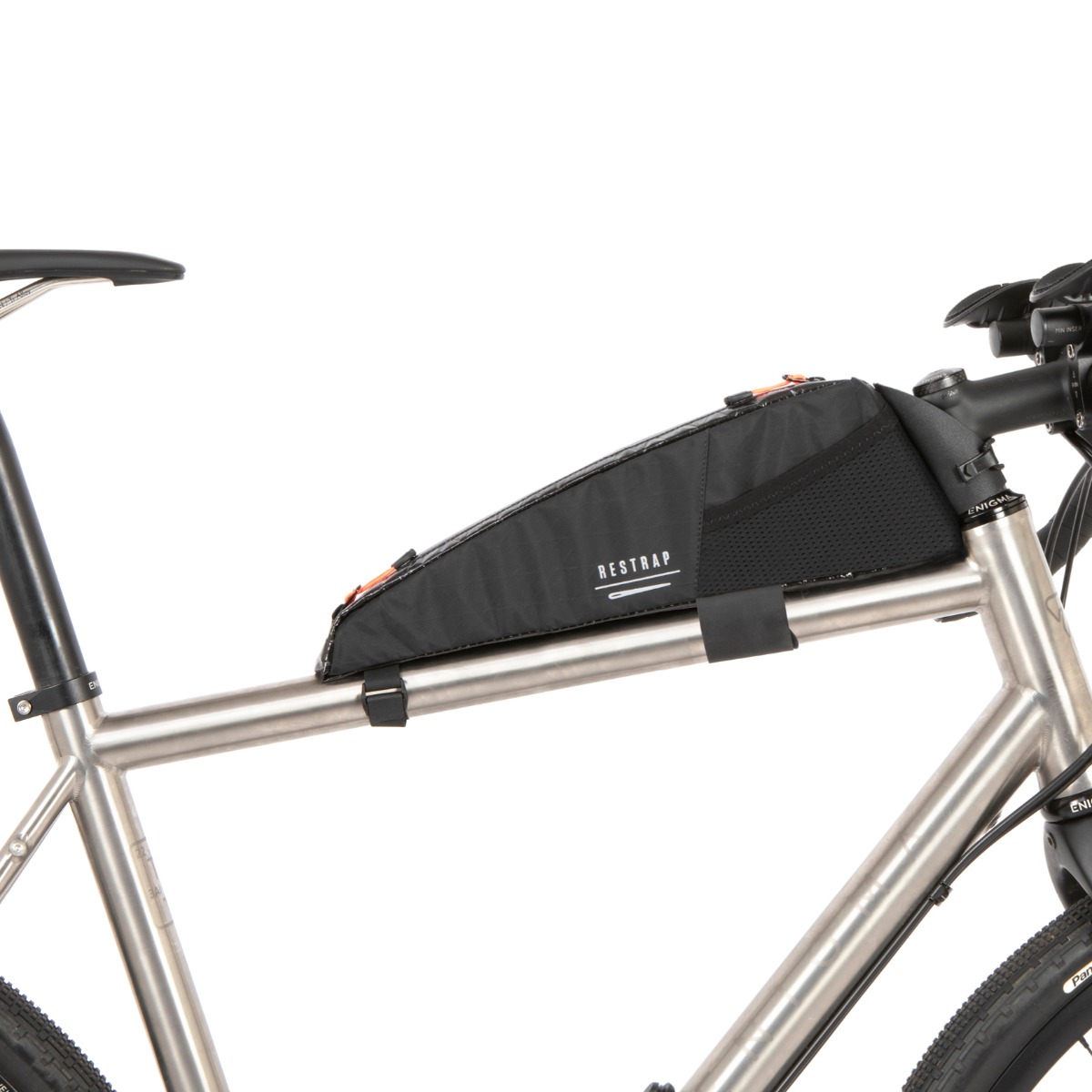 Restrap Race Top Tube Bag - 1.5 Litres - Black - Nylon