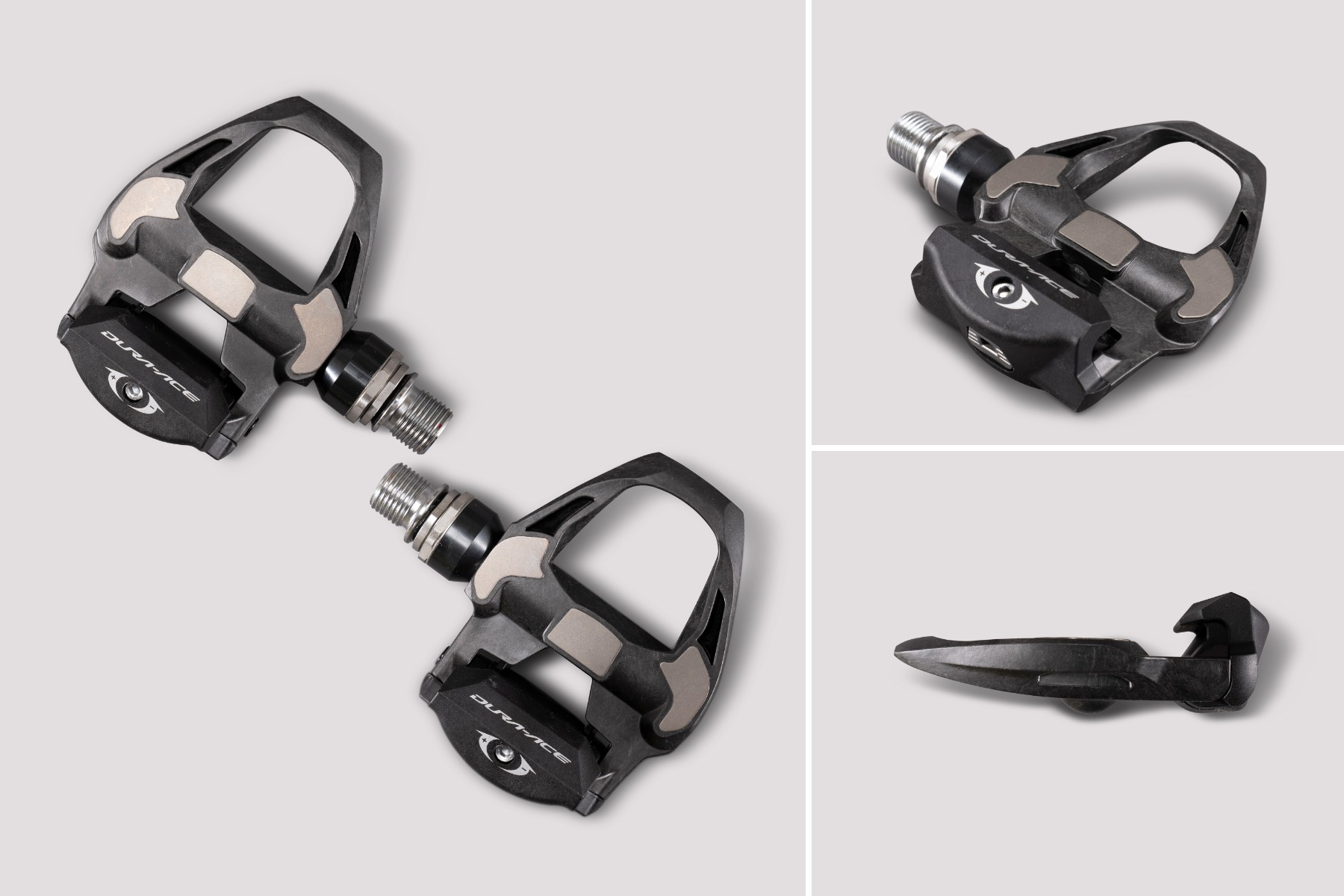 Shimano Dura-Ace R9100 SPD-SL Clipless Road Bike Pedals - Carbon 228g - Black