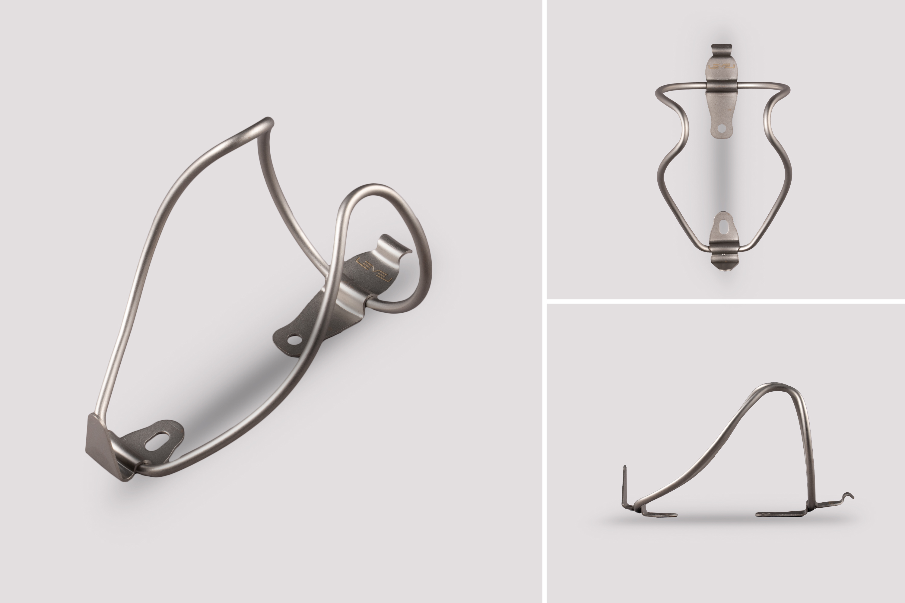 Level Stainless Steel Bottle Cage