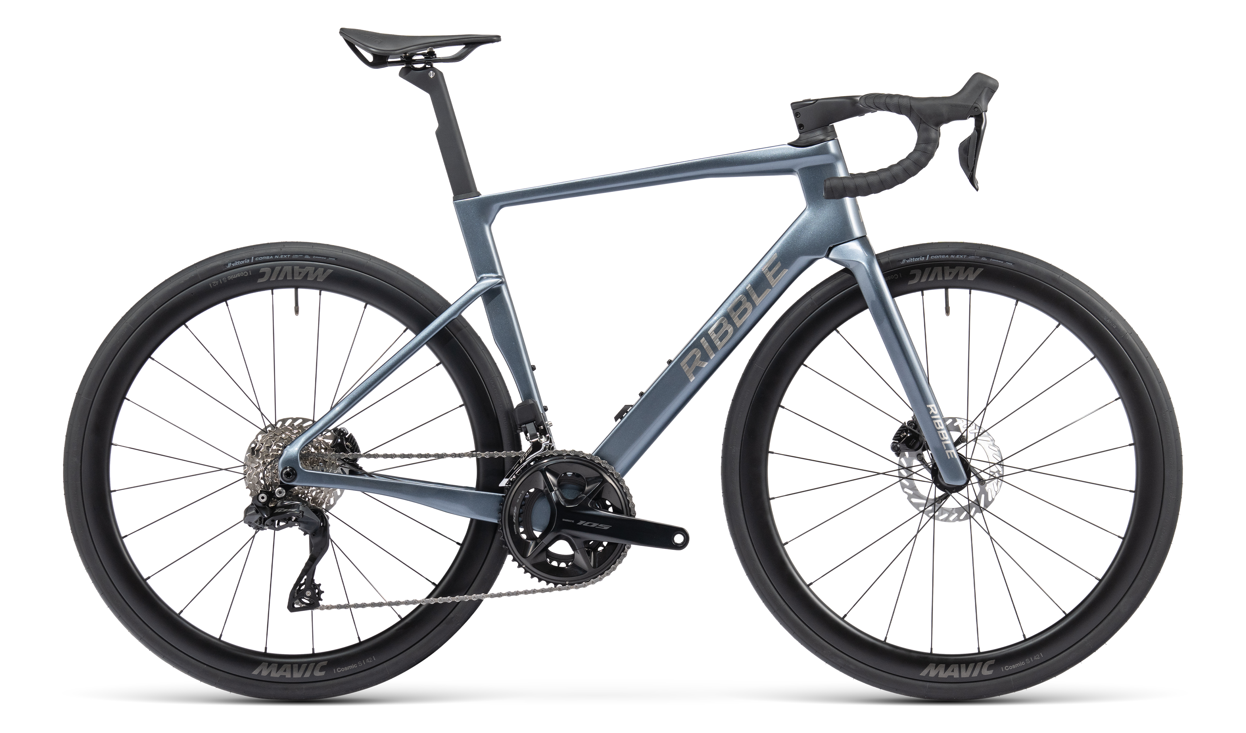 Ribble Ultra-Road Shimano 105 Di2 Aero 12-Speed - Carbon Road Bike - Slate Grey Metallic